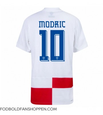 Kroatien Luka Modric #10 Hjemmebanetrøje EM 2024 Kortærmet